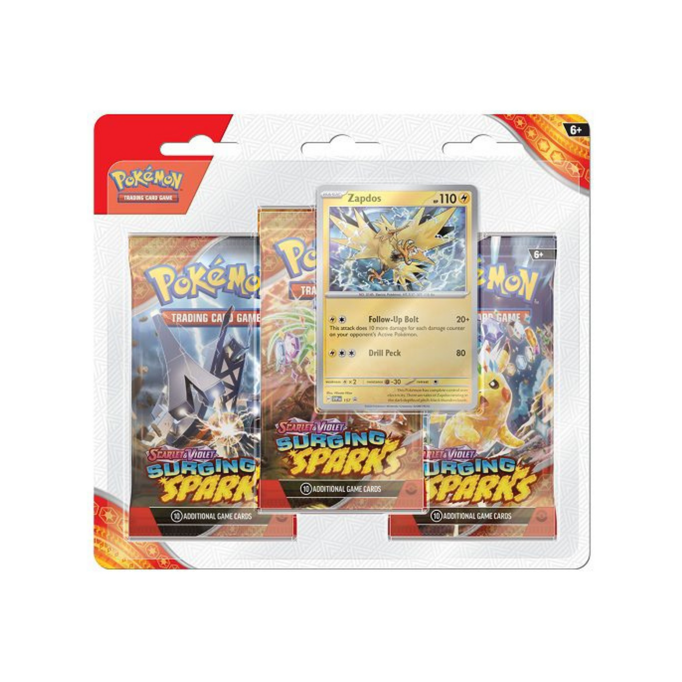 Pokémon 3-Pack Blister - Surging Sparks