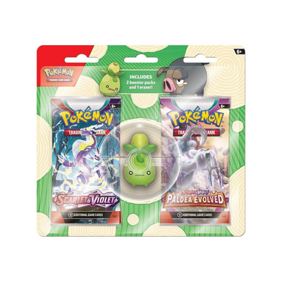 Pokémon 3D Eraser Blister - Back to School