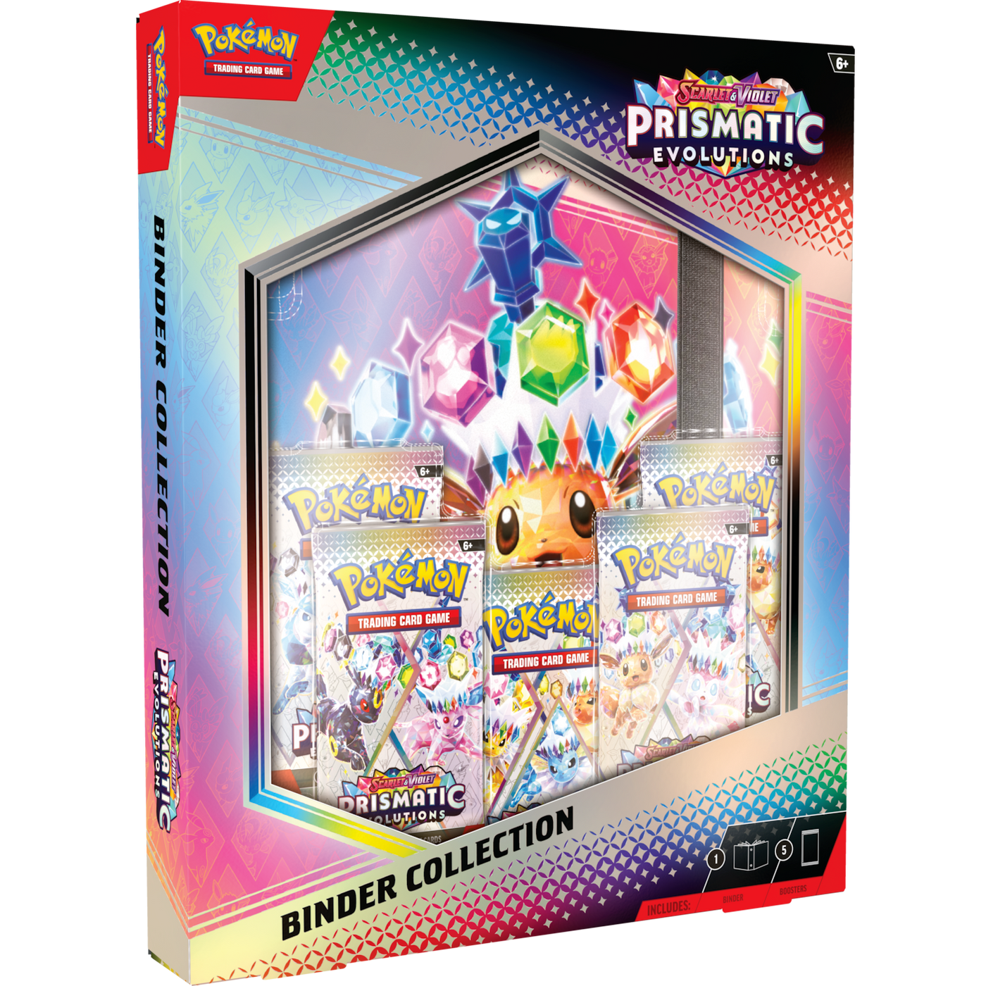 Pokémon Prismatic Evolutions Binder Collection Box