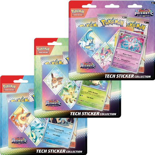 Pokémon Prismatic Evolutions Sticker Collection Blister
